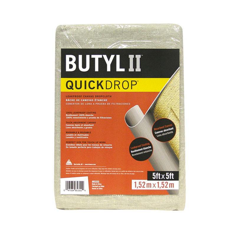 Butyl II quick drop 5x5 cloth-Exeter Paint Stores