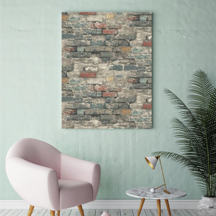 Brick Alley Peel and Stick Wallpaper Roll RMK11080WP-Exeter Paint Stores