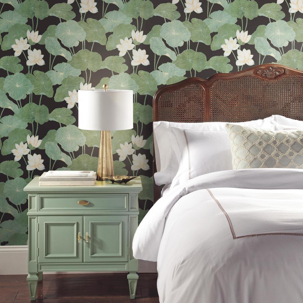 Lily Pad Peel & Stick Wallpaper-Exeter Paint Stores