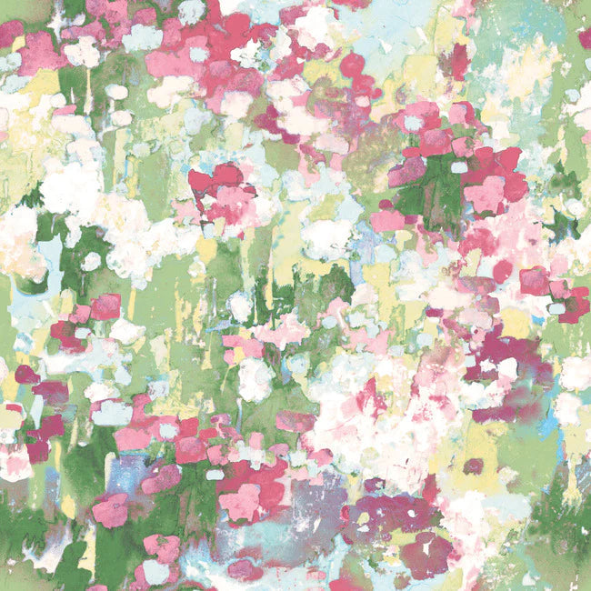 Waverly Abstract Garden Peel & Stick Wallpaper