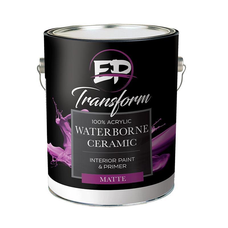 Premium Interior Paint & Primer Transform I Ceramic Matte Paint "NEVER TOUCH UP YOUR WALLS AGAIN"-Exeter Paint Stores