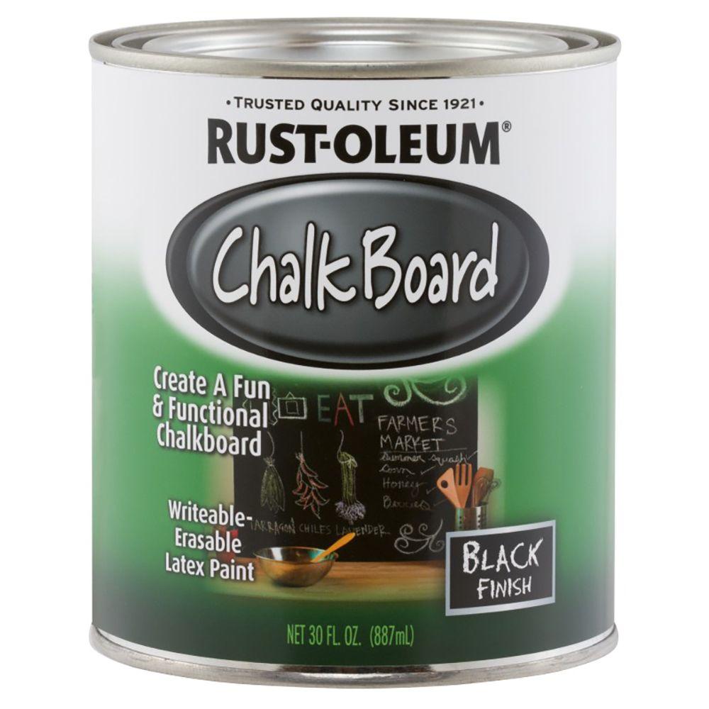 Rust-oleum chalk board quart black 11813-Exeter Paint Stores