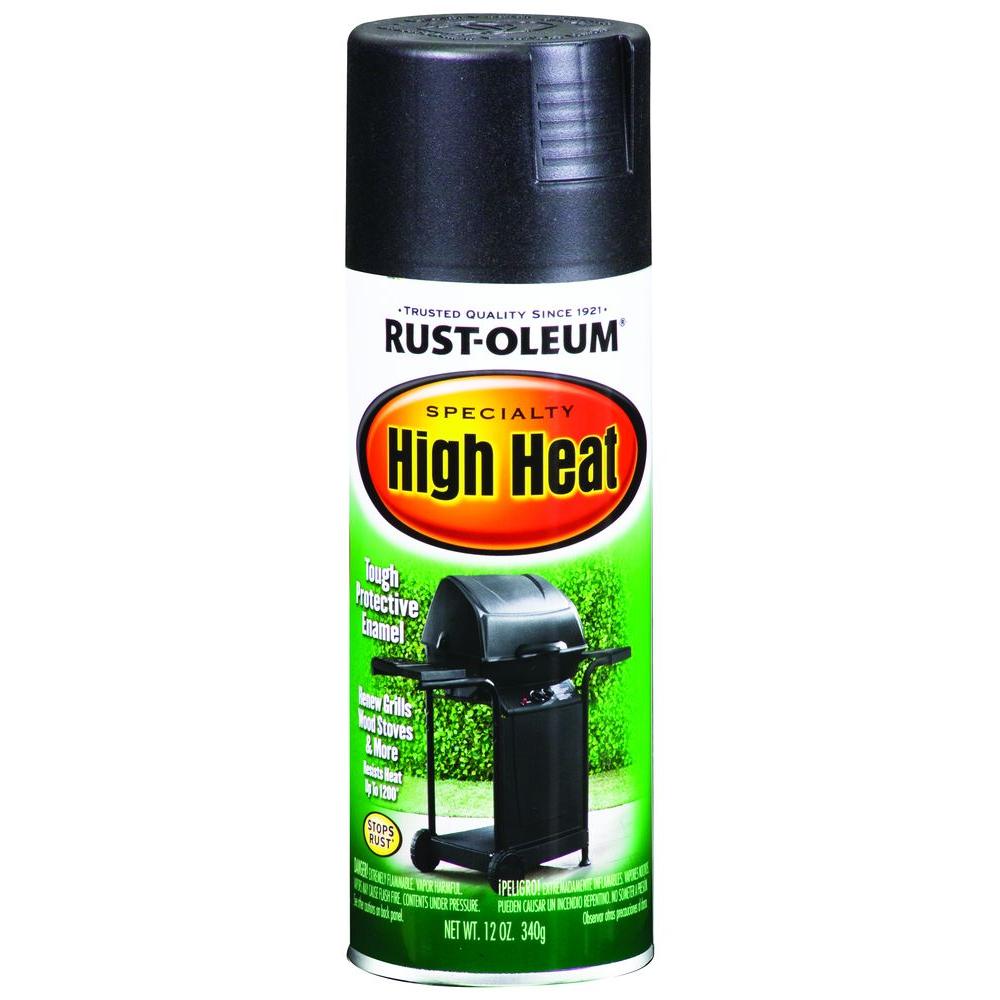Rust-oleum high heat spray paint black 77788-Exeter Paint Stores