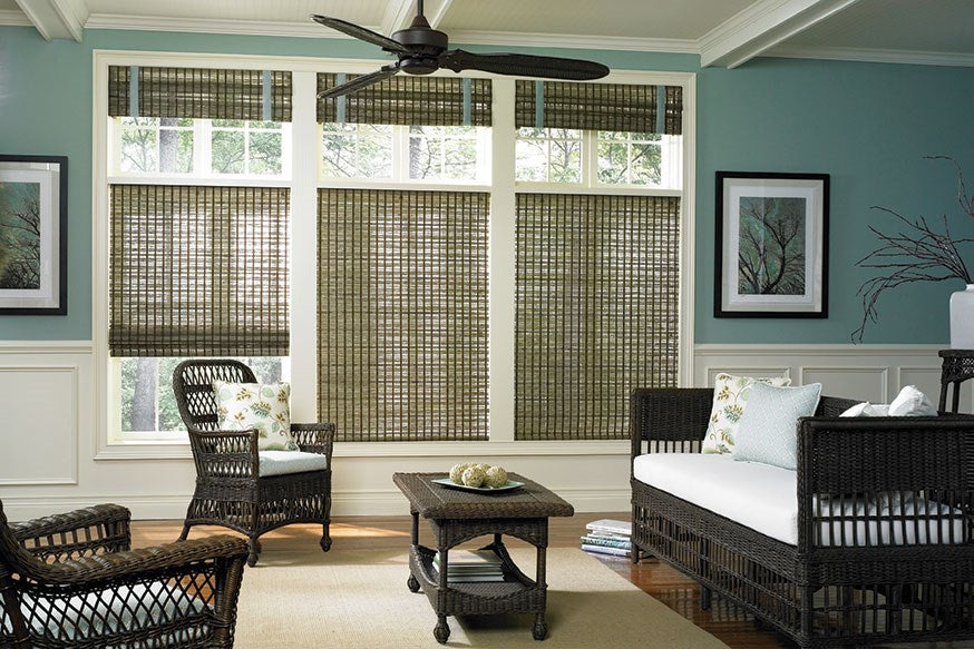 Manh Truc Woven Wood Shades-Exeter Paint Stores