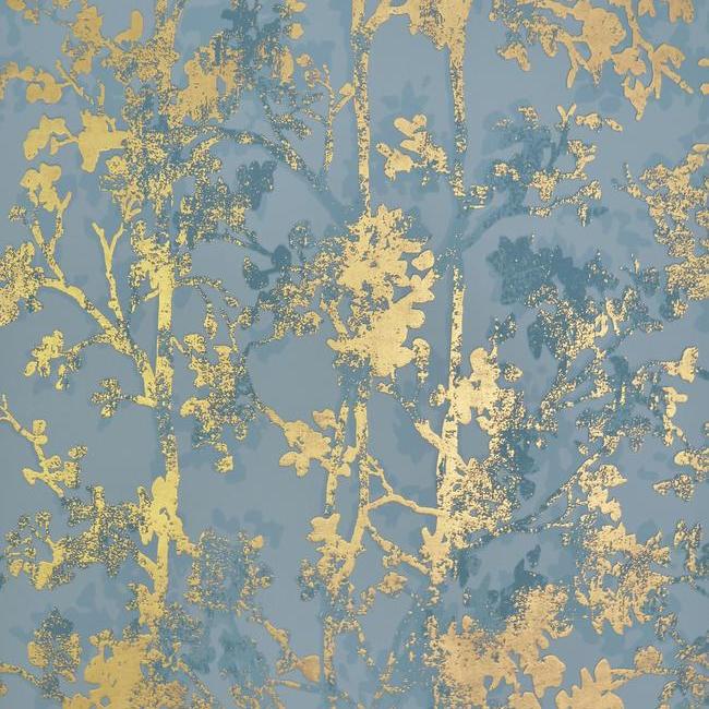 York Shimmering Foliage Wallpaper (Double Roll)
