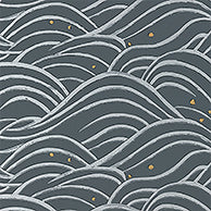 Nara Waves Wallpaper (Double Roll)