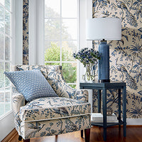 Bristol Peacock Toile Wallpaper