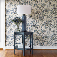 Bristol Peacock Toile Wallpaper