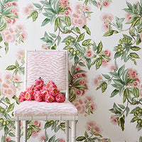 Devon Camellia Garden Wallpaper (Double Roll)