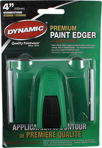 Dynamic 4" Int/Ext Ceiling & Trim Paint Edger W/Guide Wheels & Threaded Handle