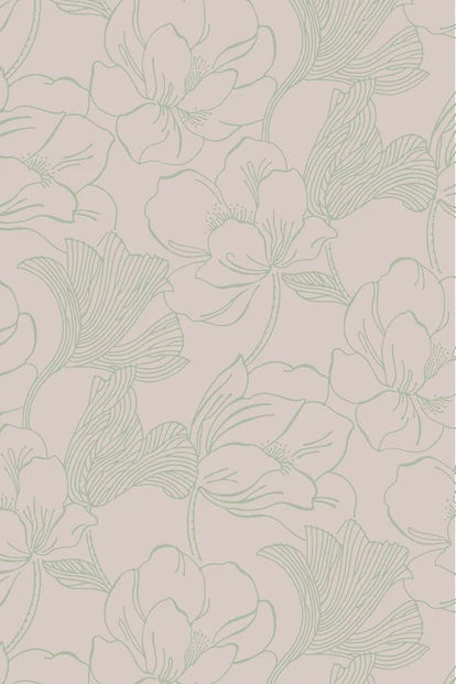 Farrow & Ball Wallpaper Helleborus