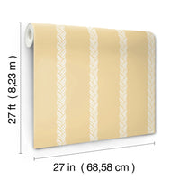 Braided Stripe Wallpaper (Double Roll)
