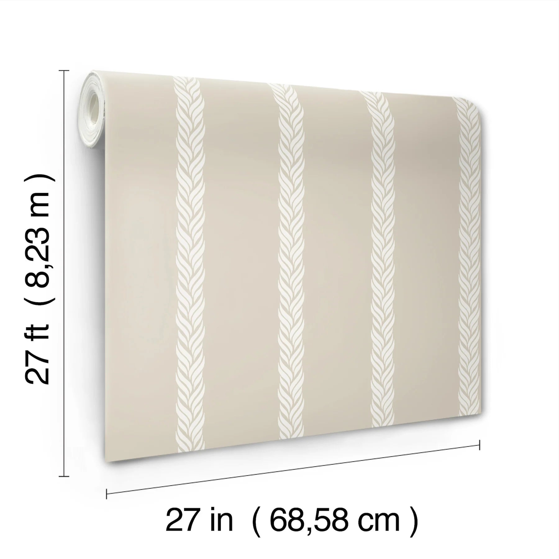 Braided Stripe Wallpaper