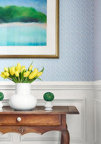 Grand Palace Holiday Trellis Wallpaper