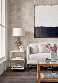 Grasscloth Resource 5 Mosaic Weave Wallpaper (Double Roll)