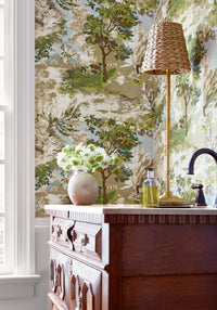Heritage Lincoln Toile Wallpaper (Double Roll)