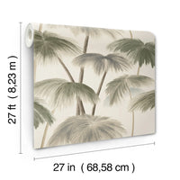 Plein Air Palms Wallpaper (Double Roll)
