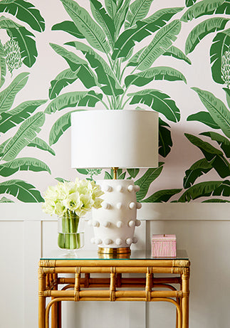 Palm Grove Banana Tree Wallpaper (Double Roll)