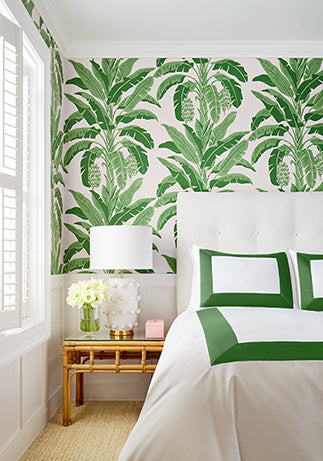 Palm Grove Banana Tree Wallpaper (Double Roll)