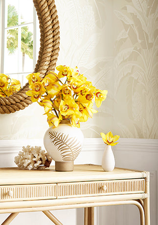 Palm Grove Banana Tree Wallpaper (Double Roll)