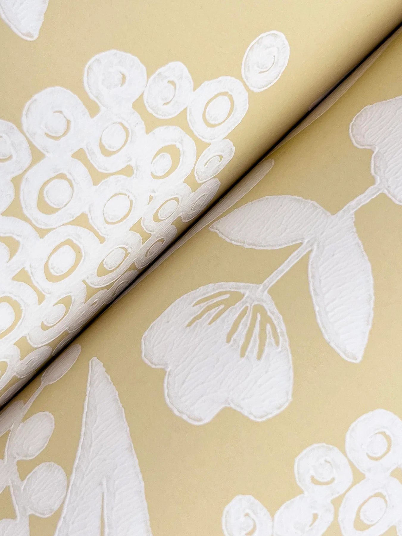 Pineapple Damask Wallpaper