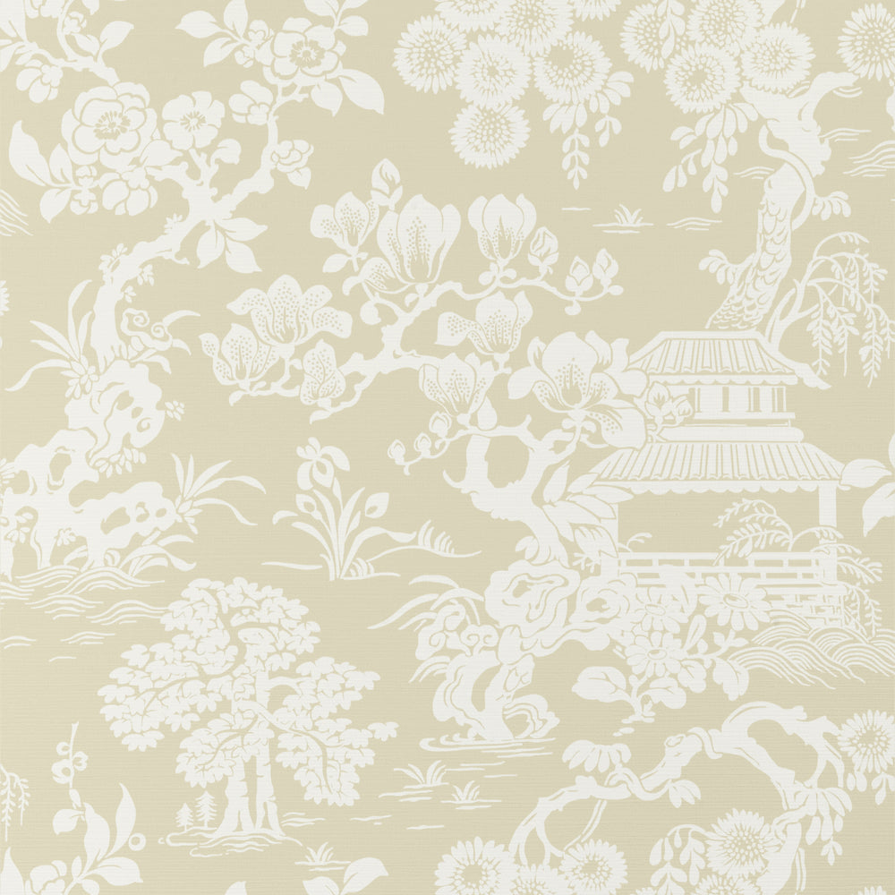 Pavilion Japanese Garden Wallpaper (Double Roll)