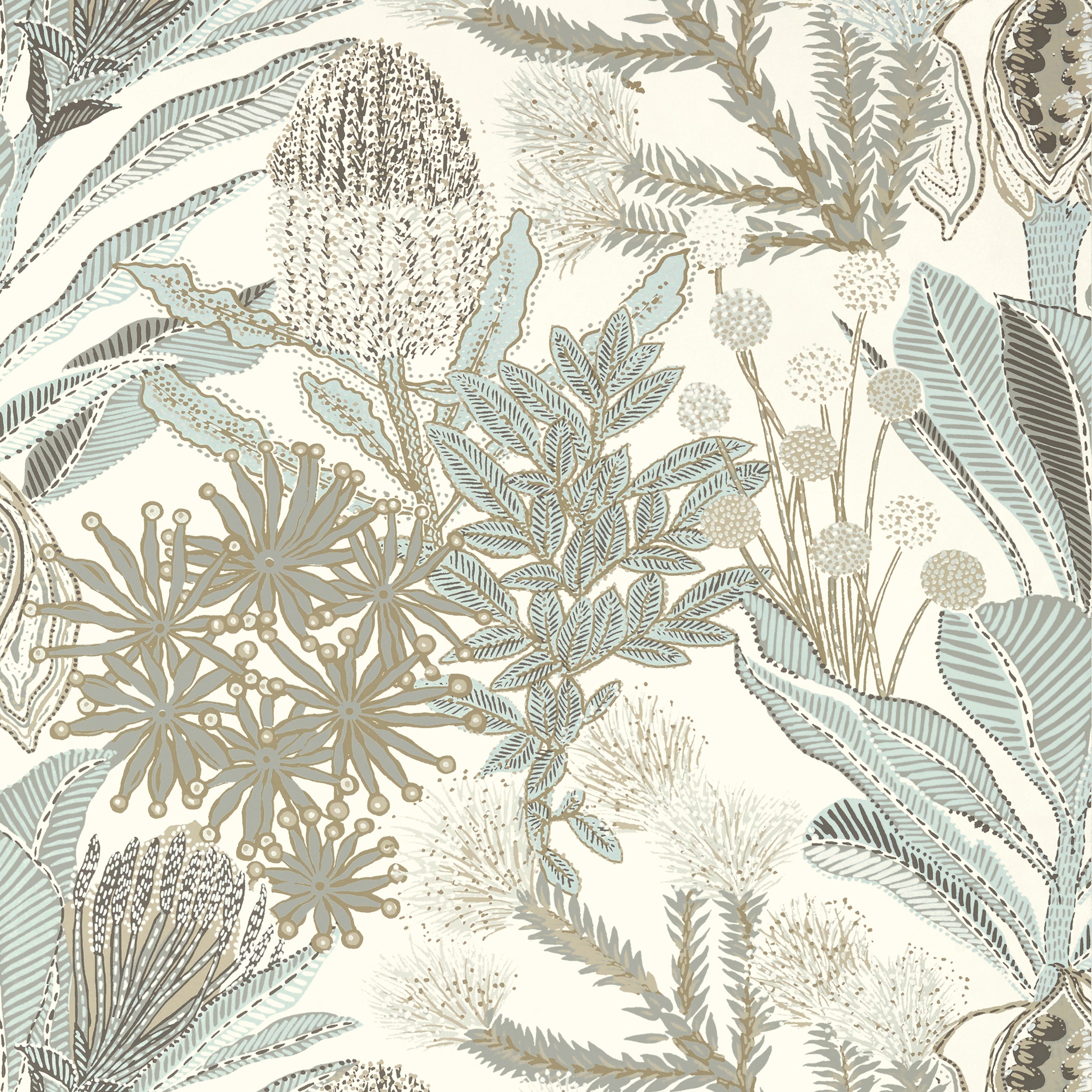 Palm Grove Protea Wallpaper