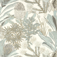 Palm Grove Protea Wallpaper (Double Roll)