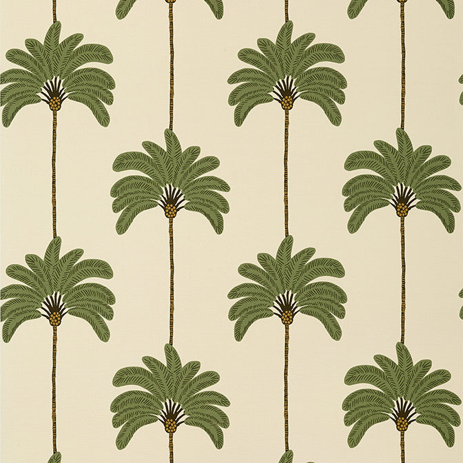 Palm Grove Sunset Boulevard Wallpaper (Double Roll)