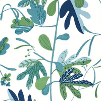 Kismet Matisse Leaf Wallpaper