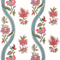 Indienne Ribbon Floral Wallpaper