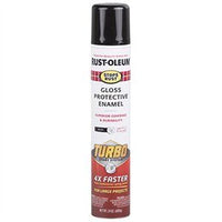 Stops Rust Turbo Spray Paint, Gloss Black, 24-oz.-Exeter Paint Stores