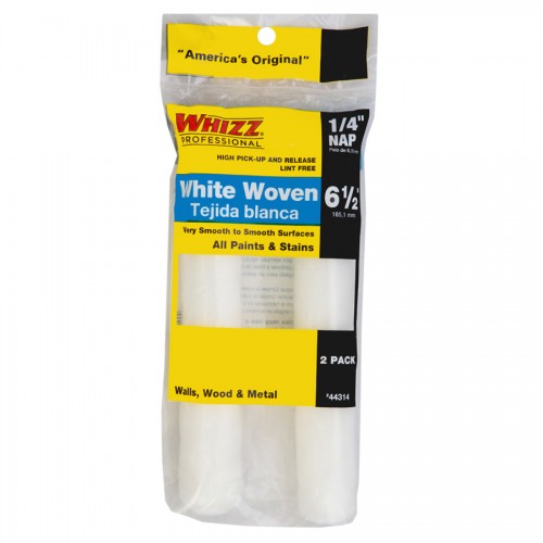 Whizz White Woven 6.5" 1/4nap 2pk