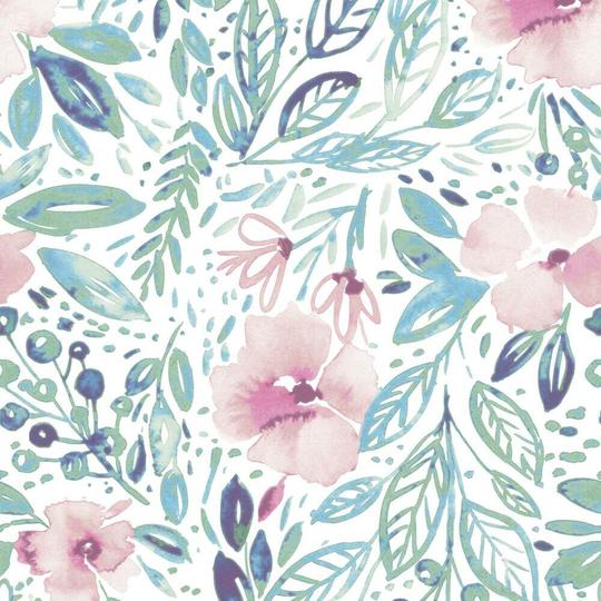 Clara Jean April Showers Peel and Stick Wallpaper Roll-Exeter Paint Stores