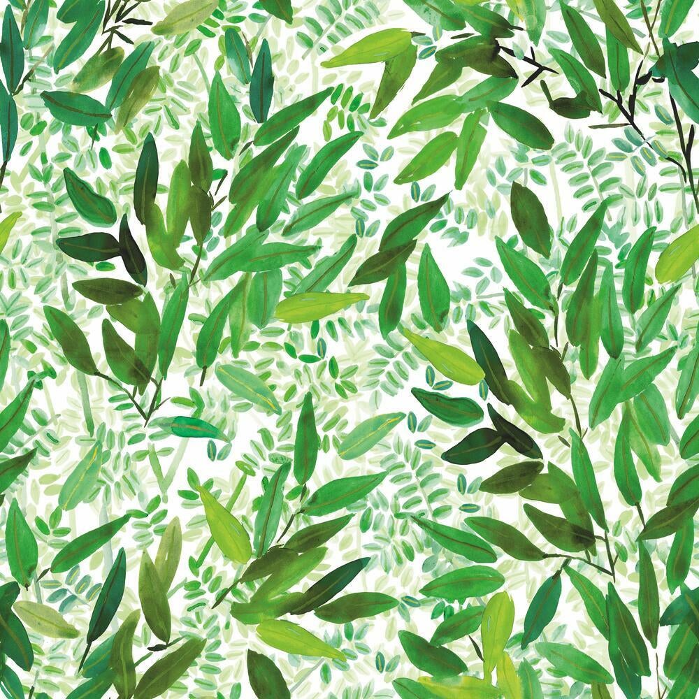 Watercolor Leaves Peel & Stick Wallpaper