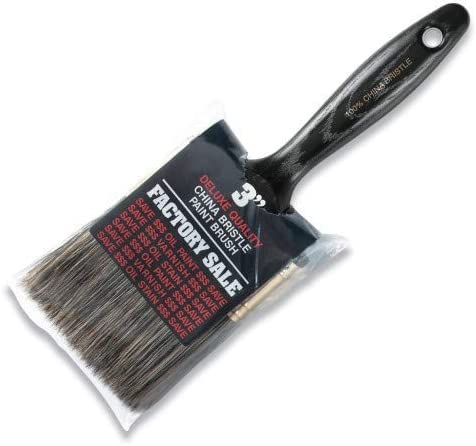 Factory Sale Gray Bristle Flat Sash 3 inch Paint Brush