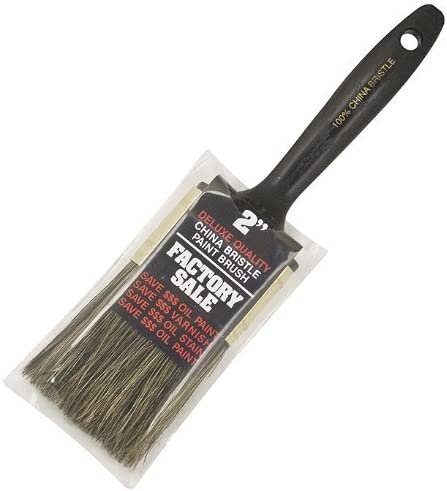 Factory Sale Gray Bristle 2 inch Flat Sash Paint Brush