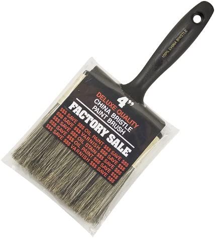 Factory Sale Gray Bristle 4 inch Flat Sash Paint Brush