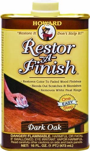 Howard Products - RF7016 Restor-A-Finish, (16-Ounce), (Dark Oak)-Exeter Paint Stores