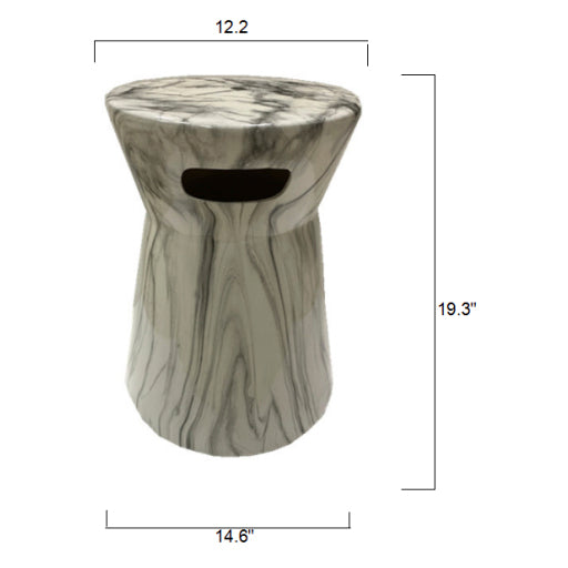 Surya Abruzzo Garden Stool-Accent Furniture-Exeter Paint Stores