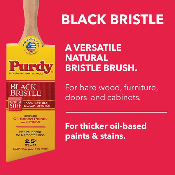 Purdy Black Bristle Brush-Exeter Paint Stores