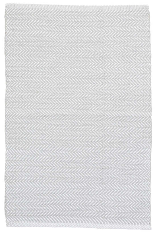 DASH & ALBERT HERRINGBONE INDOOR/OUTDOOR RUG