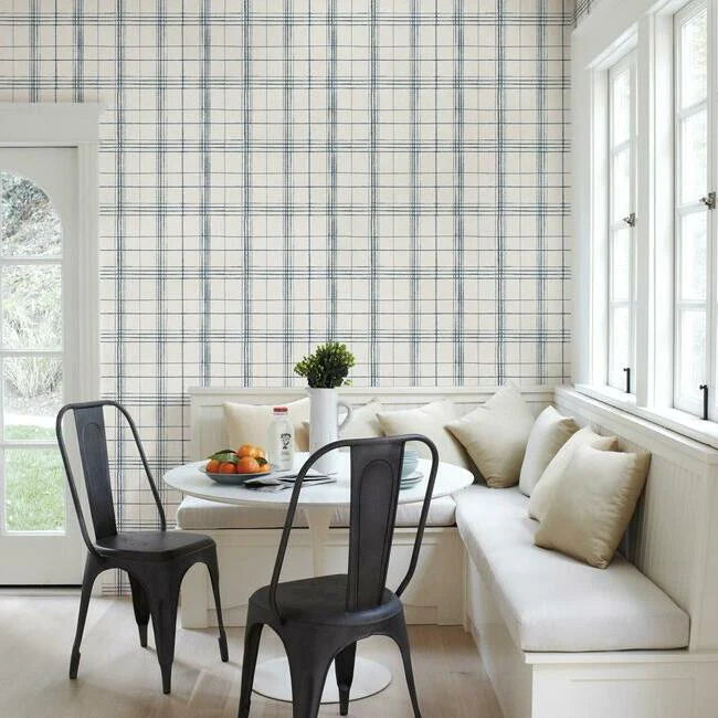 Farmhouse Plaid Wallpaper (Double Roll)