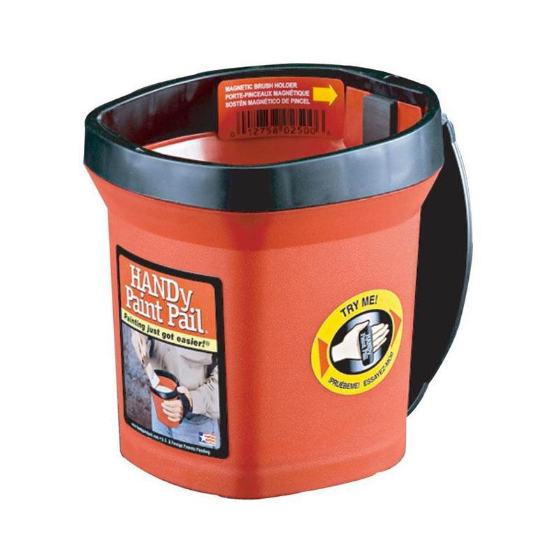 Paint pail w/ magnetic brush holder-Exeter Paint Stores