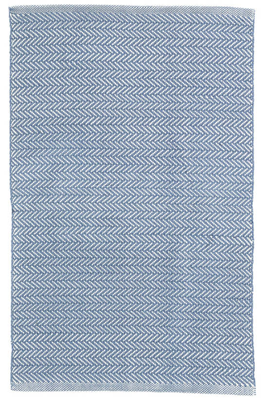 DASH & ALBERT HERRINGBONE INDOOR/OUTDOOR RUG