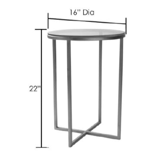 Surya Karen KRE-002 End Table-Accent Furniture-Exeter Paint Stores