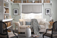 Fabric Roman Shades-Exeter Paint Stores