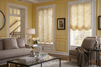 Fabric Roman Shades-Exeter Paint Stores