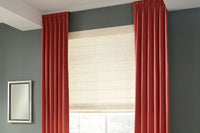 Fabric Roman Shades-Exeter Paint Stores