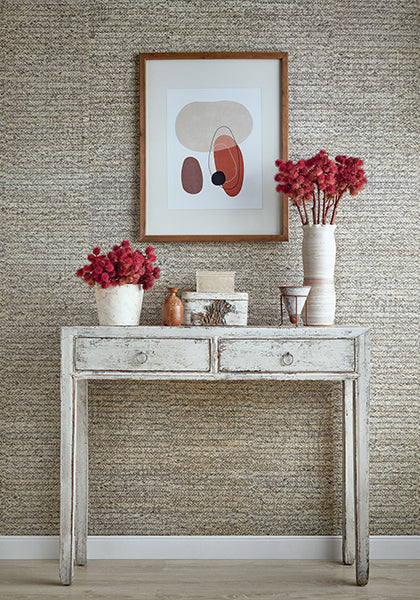 Thibaut Pima Braid Wallpaper (Double Roll)